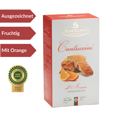 Cantuccini mit Orangen - SCAPIGLIATI
