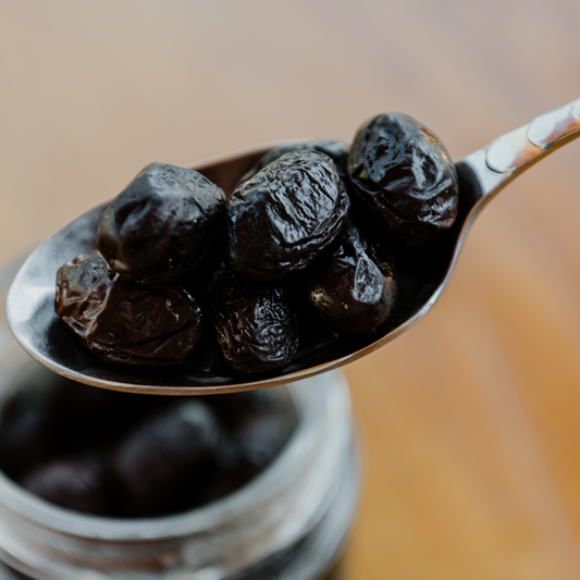 Schwarze Oliven Sal Secco 150g