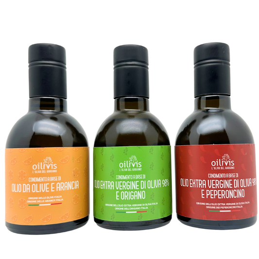 Aromatisiertes Olivenöl-Set extra vergine - OILIVIS