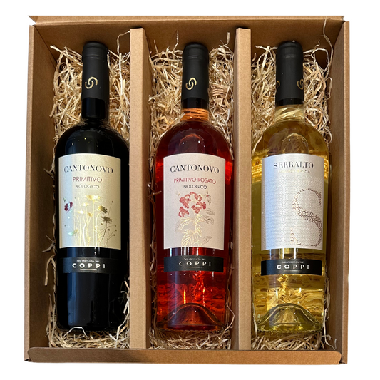 "Trio di vino" Geschenkbox