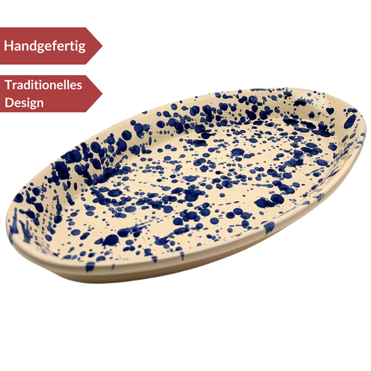 Ovales Keramikteller "Piatto ovale" 29cm - NUOVA COLI