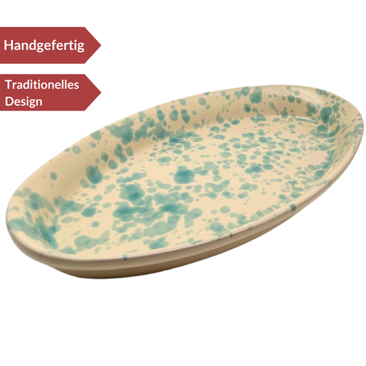 Ovales Keramikteller "Piatto ovale" 29cm - NUOVA COLI