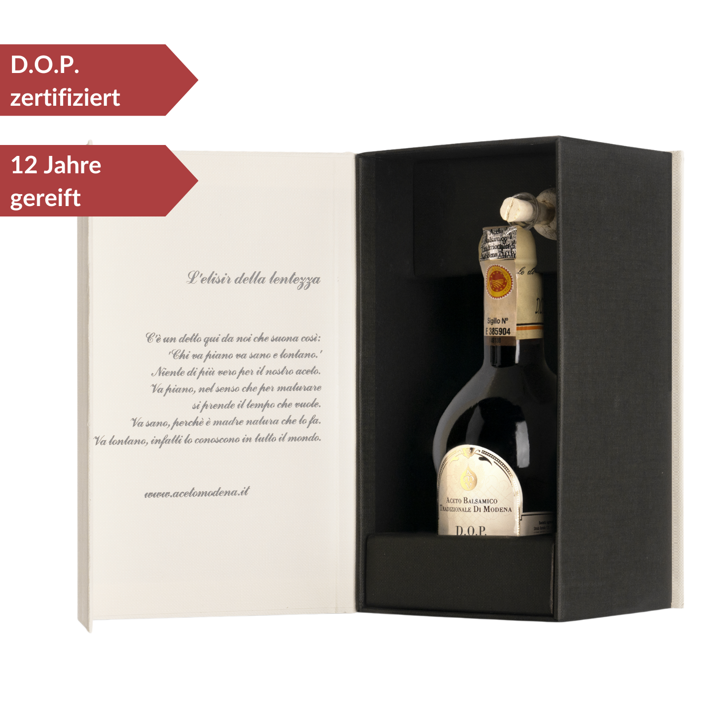 "Affinato" Balsamico D.O.P. 12 Jahre - ACETOMODENA