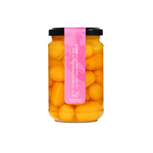 Kleine gelbe Tomaten "Dolly" 314ml Tradizionale - CAPOBIANCO