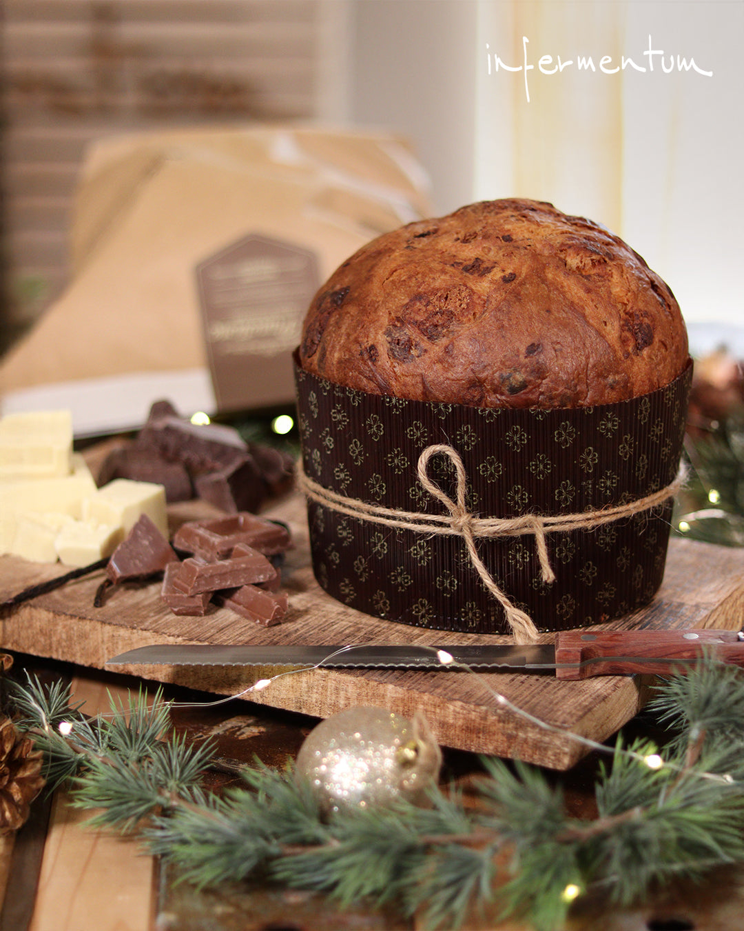 Panettone mit dreierlei Schokolade - INFERMENTUM