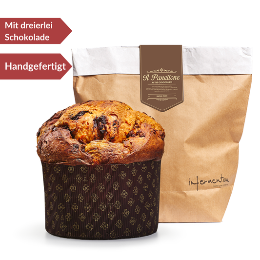 Panettone mit dreierlei Schokolade - INFERMENTUM