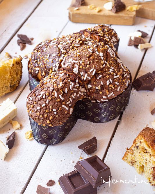 Osterkuchen - Schokolade "Colomba ai tre Cioccolati" 750g - INFERMENTUM