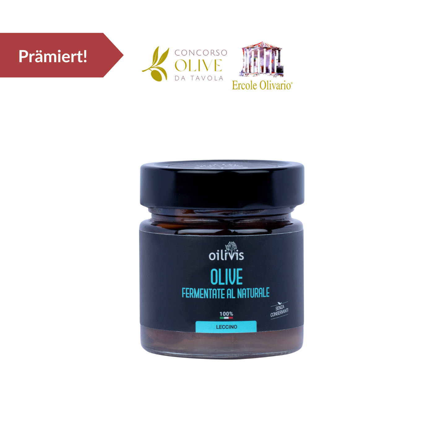 "Leccino" - Kleine grüne Oliven 150g - OILIVIS