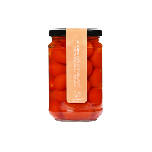 Kleine rote Tomaten "Quorum" 314ml Tradizionale - CAPOBIANCO