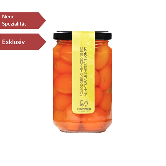 Kleine orange Tomaten "Blondy" 314ml Tradizionale CAPOBIANCO