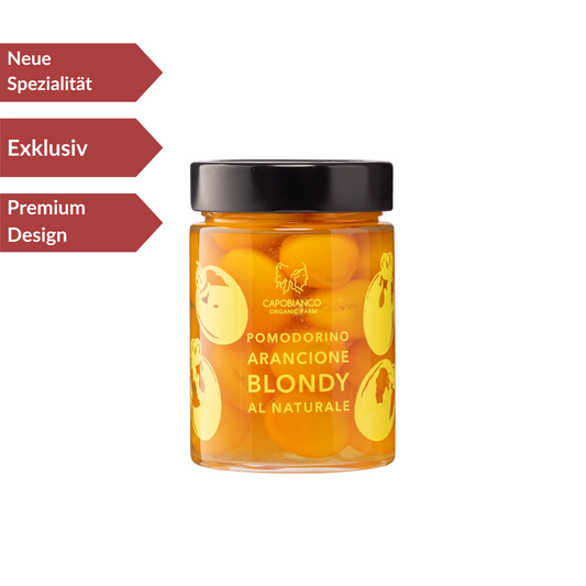 Kleine orange Tomaten Capobianco "Blondy" 314ml Prestige - CAPOBIANCO