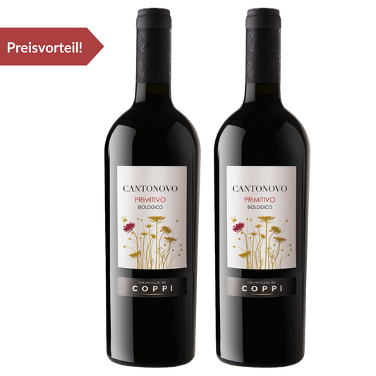 Cantonovo Bio Primitivo 2 Flaschen - COPPI