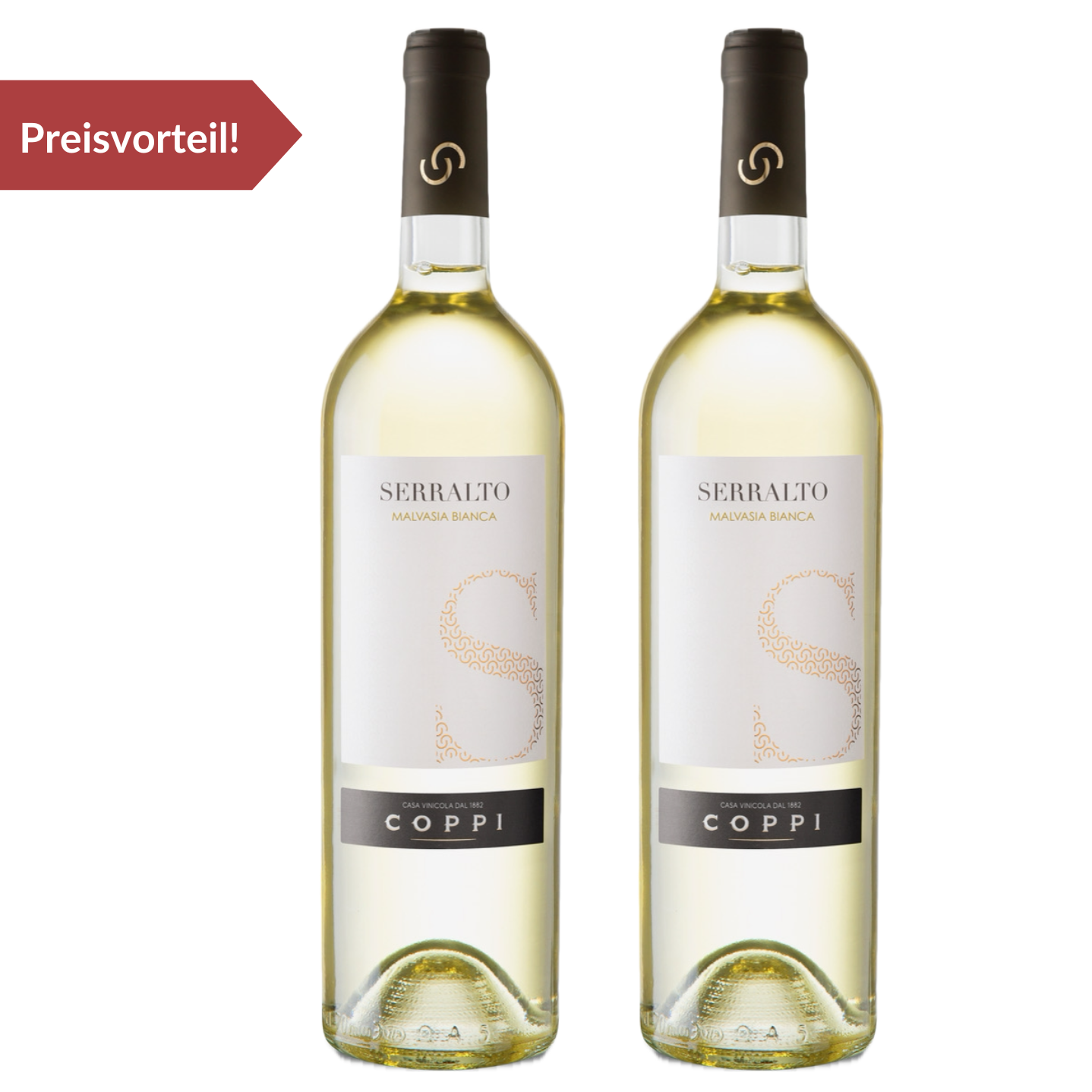 Serralto Malvasia Bianca Coppi 2 Flaschen