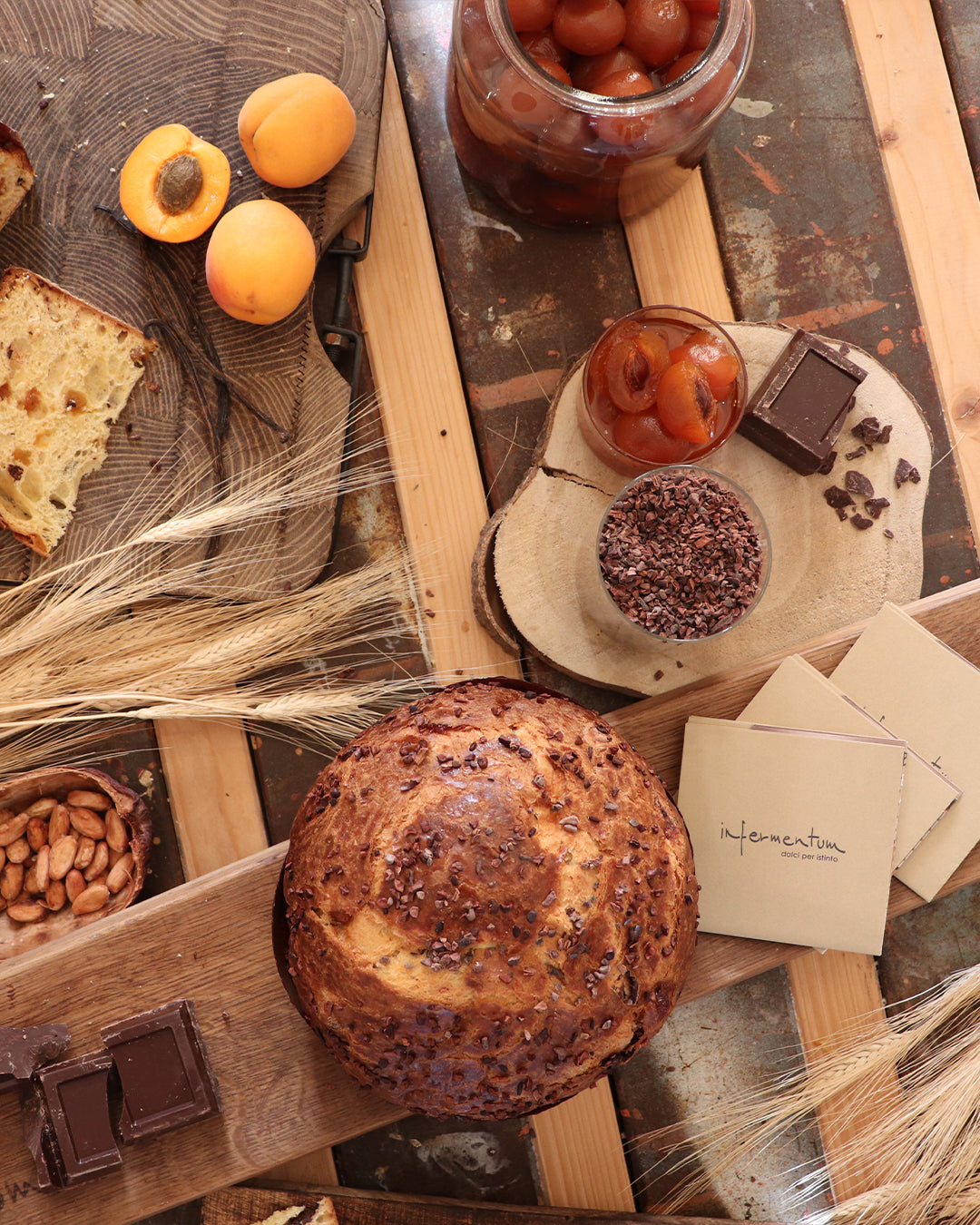 Panettone Marille und Zartbitterschokolade - INFERMENTUM